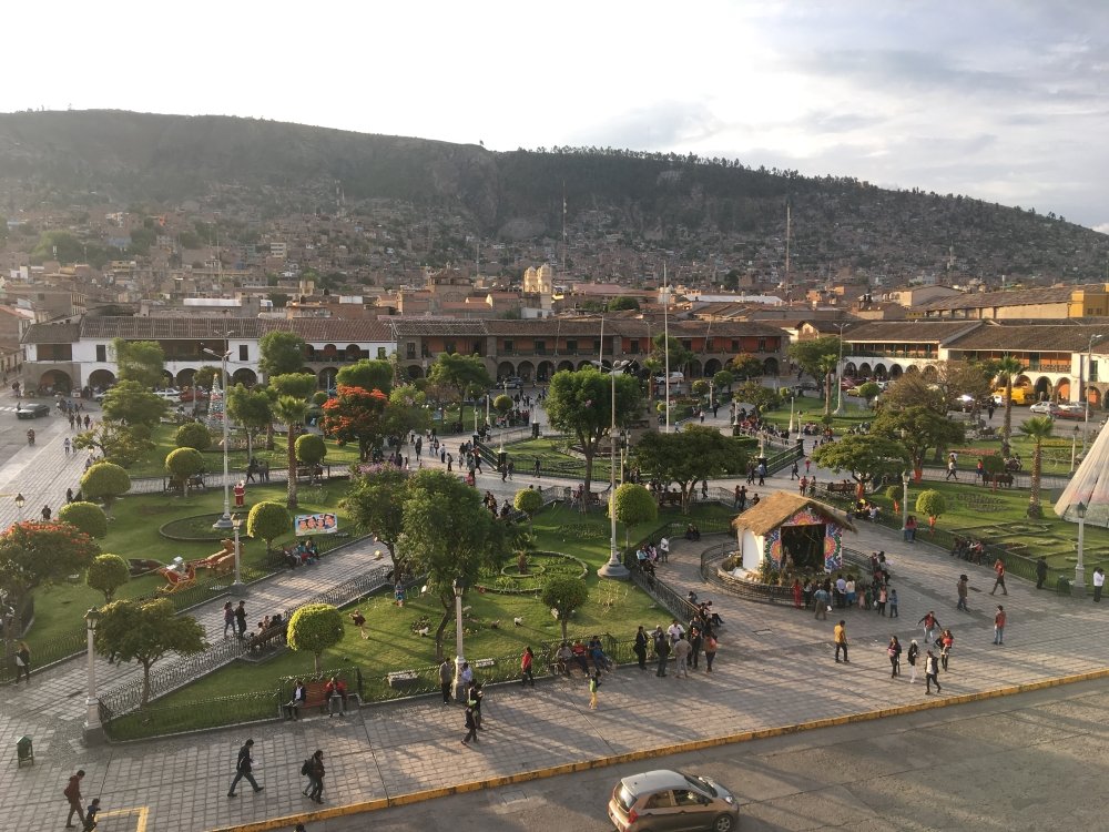plaza mayor de huamanaga