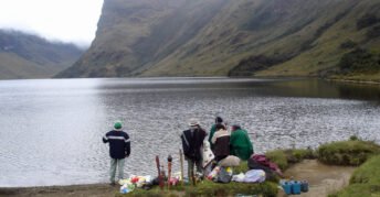 Las lagunas principales de Las Huaringas